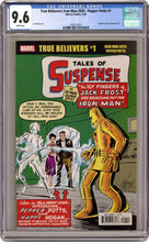 Load image into Gallery viewer, True Believers Iron Man #1 CGC 9.6 (1st Pepper Potts, Tales of Suspense #45)
