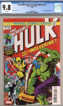 Load image into Gallery viewer, Incredible Hulk #181 Facsimile Edition CGC 9.8 - 1st app. of Wolverine (Marvel Comics)

