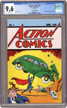 Load image into Gallery viewer, Action Comics #1 Loot Crate Edition CGC 9.6 (1st Superman, DC Comics)
