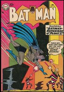 Batman #113 by Sheldon Moldoff 9x12 FRAMED Art Print, Vintage 1958 DC Comics