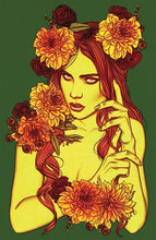 Load image into Gallery viewer, Poison Ivy by Jenny Frison FRAMED 12x16 Art Print DC Comics Poster
