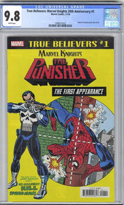 True Believers Punisher 1st app CGC 9.8 - Amazing Spider-Man #129 facsimile, Marvel Comics