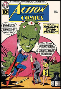 Action Comics #280 Superman 9x12 FRAMED Art Print, Vintage 1961 DC Comics