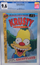 Load image into Gallery viewer, Krusty Comics #1 CGC 9.6 - 1995 Simpsons spin-off, Bongo Comics
