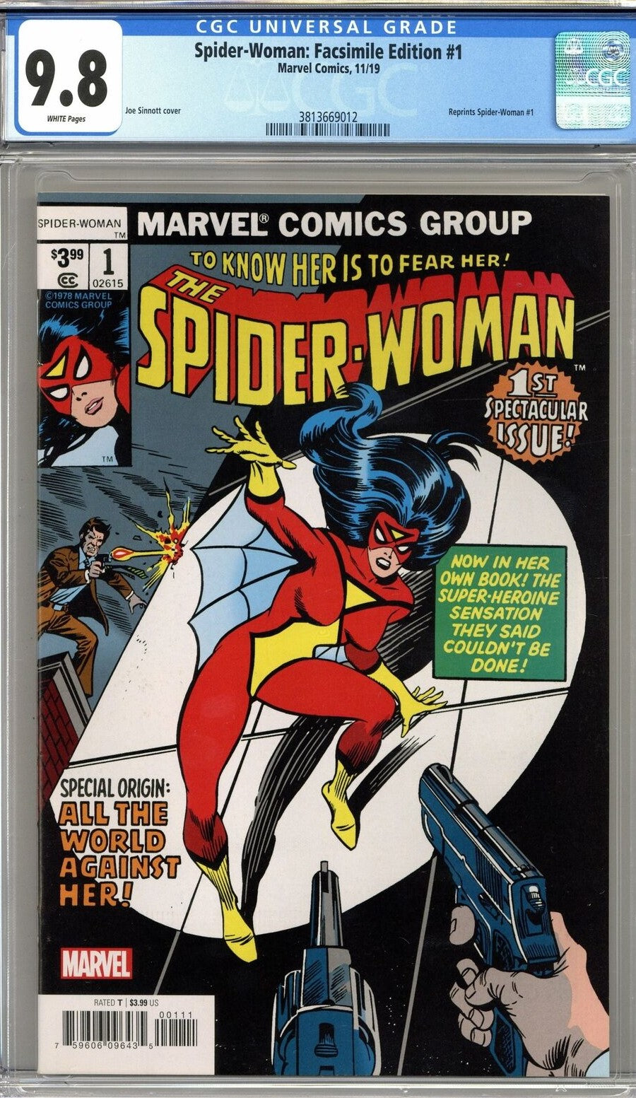 Spider-Woman #1 Facsimile Edition CGC 9.8 (Marvel Comics)