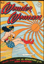 Load image into Gallery viewer, Wonder Woman #21 9x12 FRAMED Art Print, Vintage 1947 DC Comics
